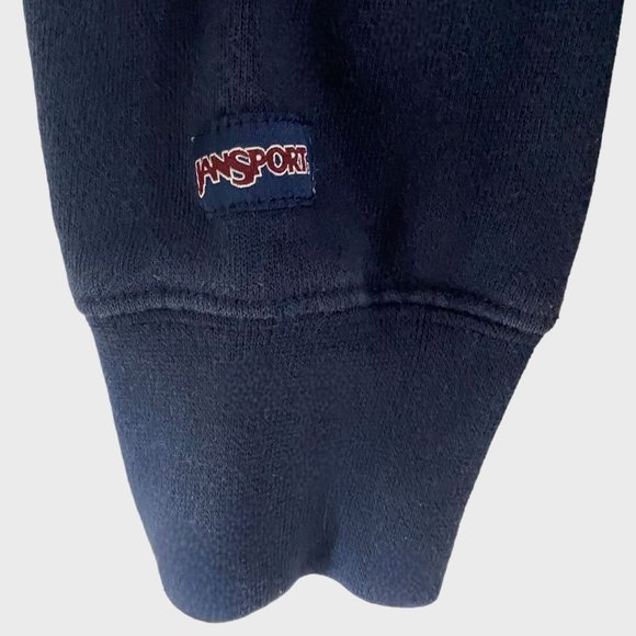 JanSport BYU-Idaho University Hoodie Women's Medium Blue Long Sleeve Sweatshirt - Picture 9 of 15